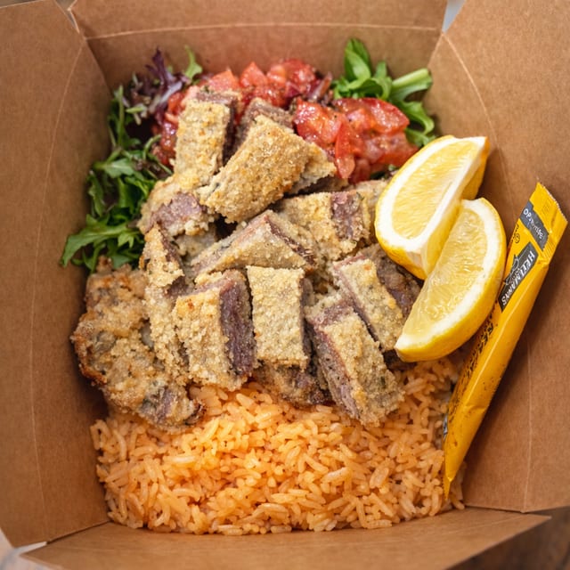 Steak Milanesa Bowl.