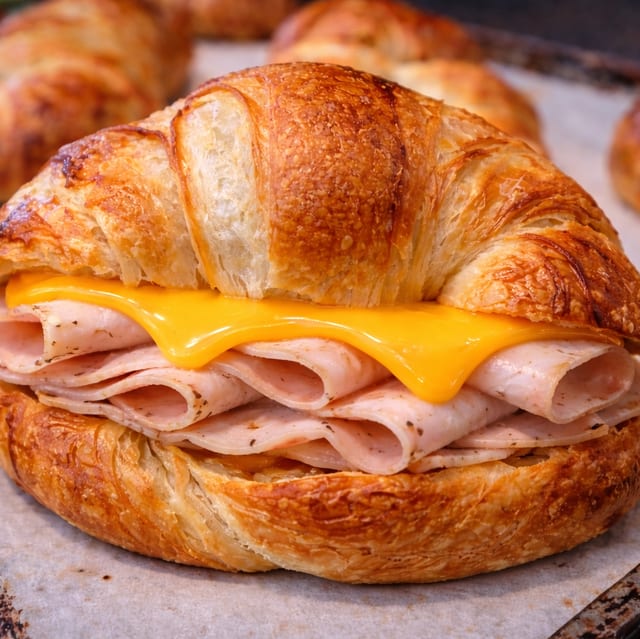 Turkey & Cheese Croissant.