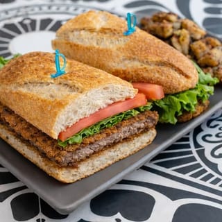 Steak Milanesa Sandwich for 2