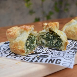 Spinach Egg and Feta Empanada